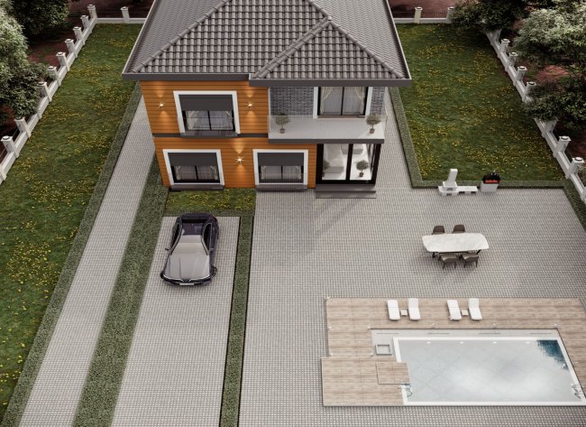 AKBÜK' DE 320 M2 ARSA ÜZERİ 3+1 AYRI MUTFAK VİLLA PROJEMİZ